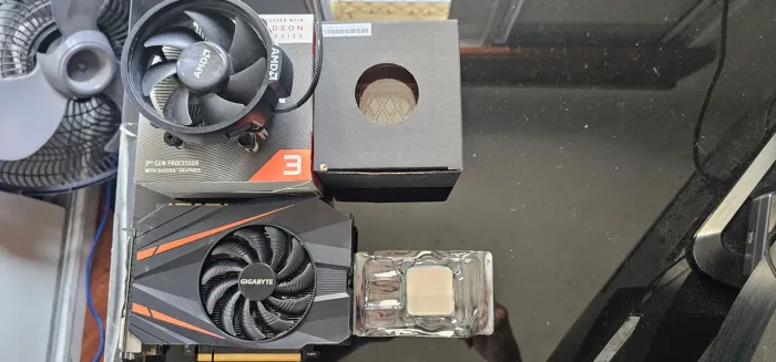 Placa de Video Geforce 1070 Mini ITX 8gb+Processador Ryzen 3 3200g