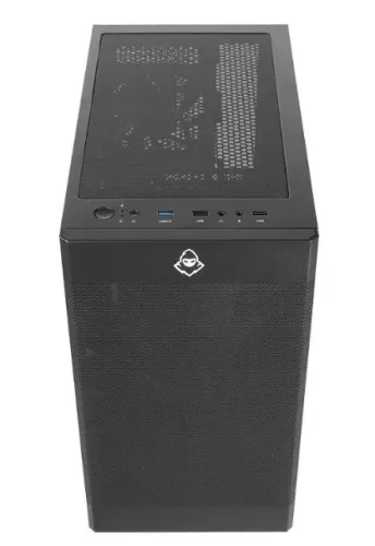 Gabinete Gamer Mancer Goblin, Lateral de Vidro, Com 1 Fan, Preto, MCR-GBN-BK01