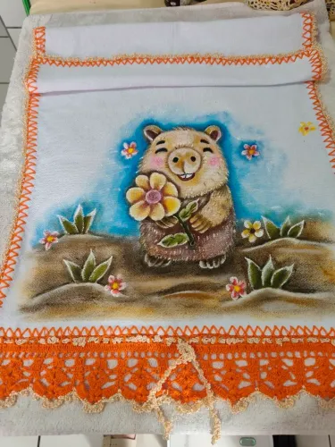 Vendo pano de prato, totalmente feito a mao!Q, Atelier -Exclusivo!
