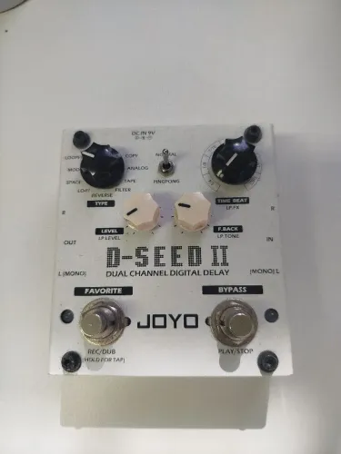 Pedal Joyo D-Seed II Delay Stereo com Looper