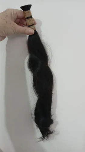 Cabelo Humano 45 cm 100 gr