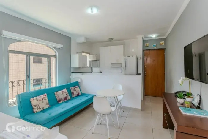 Apartamento Mobiliado à Venda em Higienópolis: 1 Dormitório, 1 Vaga, Cozinha Americana e V