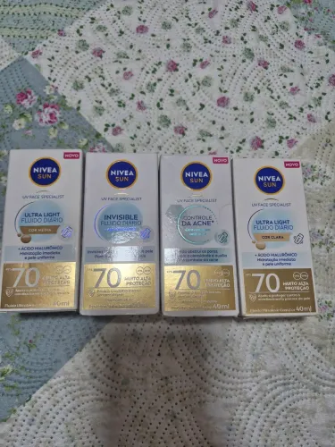 Protetor solar facial Nivia