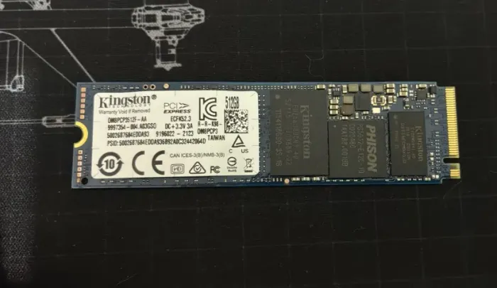 SSD Kingston 512GB M.2 NVMe PCIe 3.0