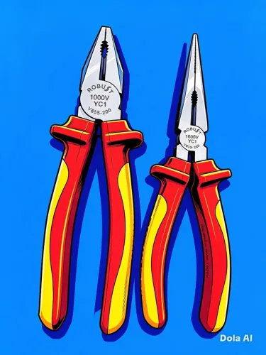 Alicate Universal 8" e Bico Meia Cana 8" Isolados 1000v