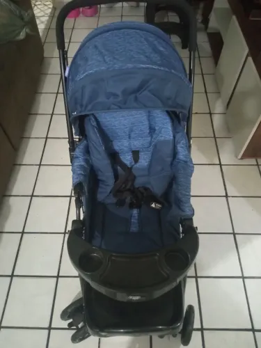 Carrinho de bebê cosco kids azul