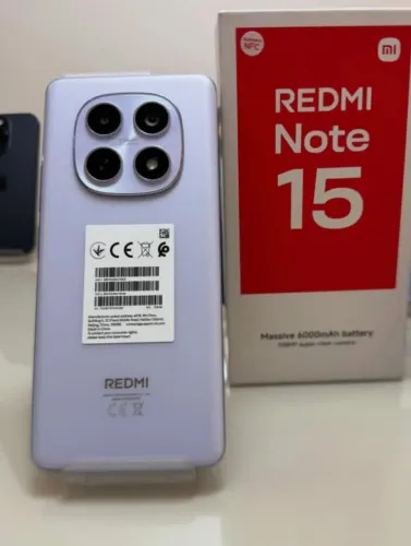 Xiaomi Note 15 4G 512GB 8GB Roxo Lacrado com Garantia
