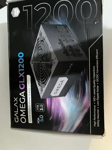 Fonte GALAX GLX 1200W Nova na caixa