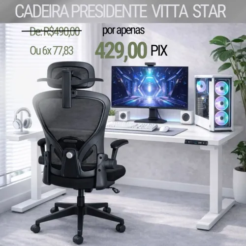 Cadeira Presidente Vitta Star