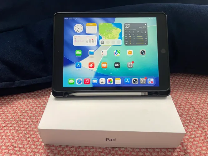 iPad 8 32gb excelente + Apple pênsil 