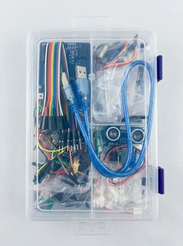 Kit de Iniciação Arduino / Robótica Completo com Caixa Organizadora