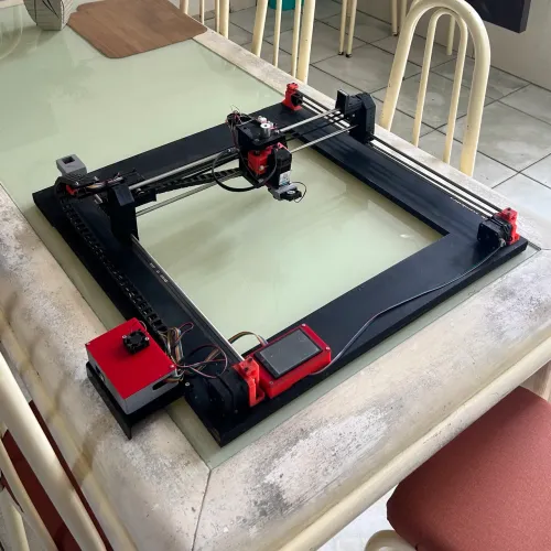 Máquina de gravação a laser (MDF, madeira e couro)