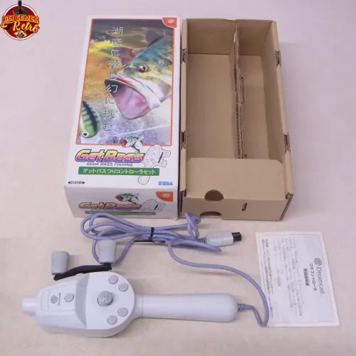 Vara de Pesca p/ Sega Dreamcast completa c/ caixa, berço e manual.