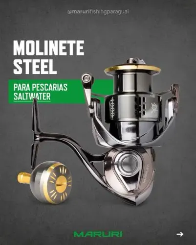 MOLINETE ESTEEL 2000 JA COM LINHA , ISCA DE BRIND