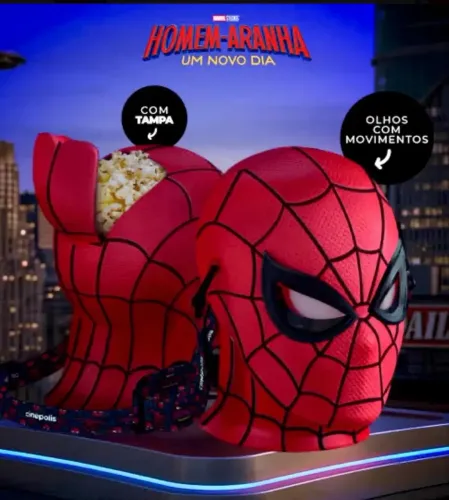 BALDE SPIDERMAN CINEPOLIS HOMEM ARANHA
