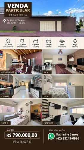 Vendo Casa Recanto dos Buritis