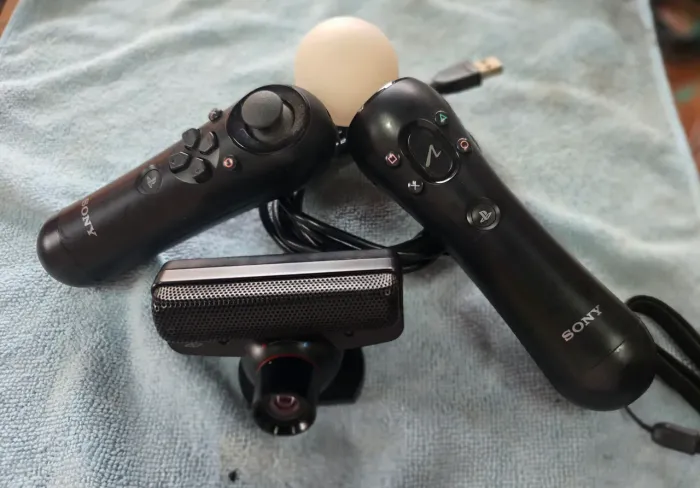 Kit PS3 PlayStation Move Completo - Usado, em ótimo estado