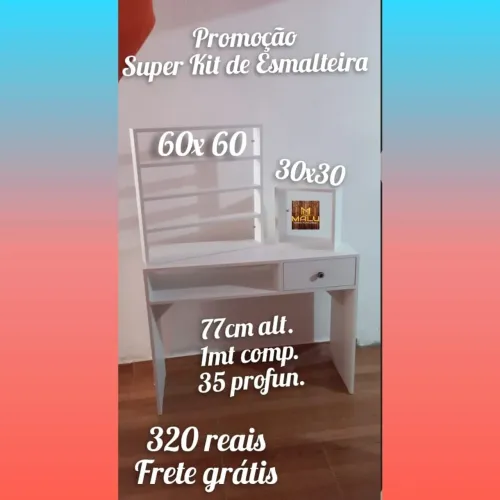 Promoção super kit esmalteira