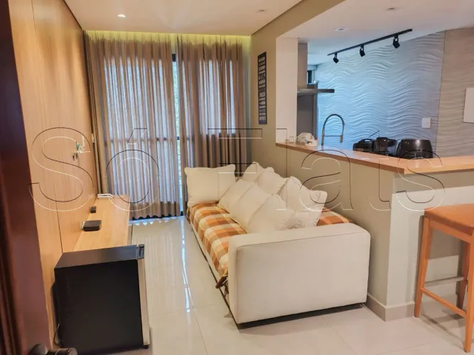 Palais Royal, apto disponível para locação contendo 40m², 01 dormitório e 01 vaga.