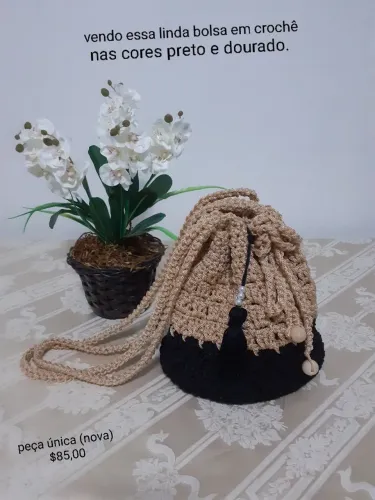 Bolsa crochê