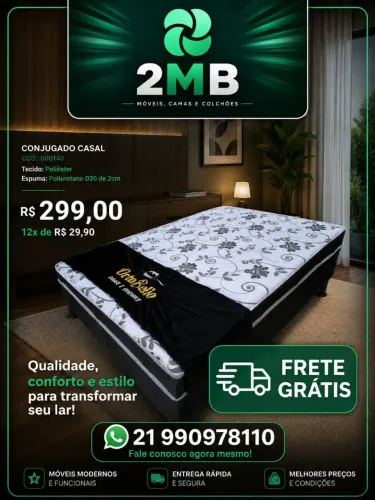 Cama Box direto da fábrica com FRETE GRÁTIS