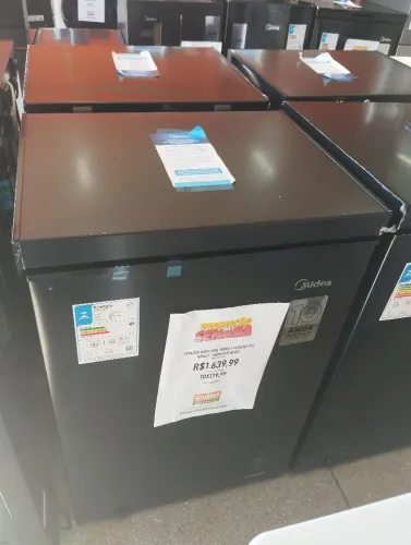 Freezer horizontal 100L.Bivolt Novo 10x179,99