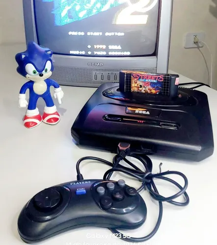 MEGA DRIVE 3 + STREET OF RAGE 2 (SEM SLOT PARA SEGA CD) mas em  excelente estado.