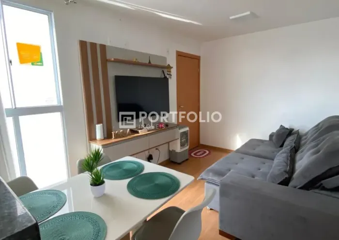 Apartamento mobiliado 2 quartos no Res. Gran Valley, Goiânia.