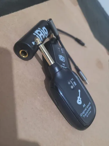 Kit Transmissor Sem Fio A8 + Interface iRig + Adaptador USB-C (Estado de Novo)
