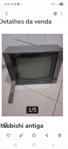 Tv mitsubishi antiga