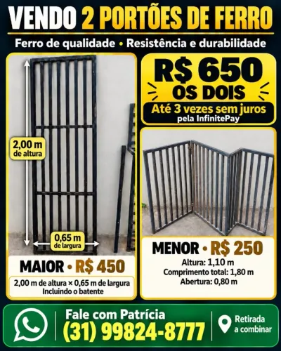Portões de ferro