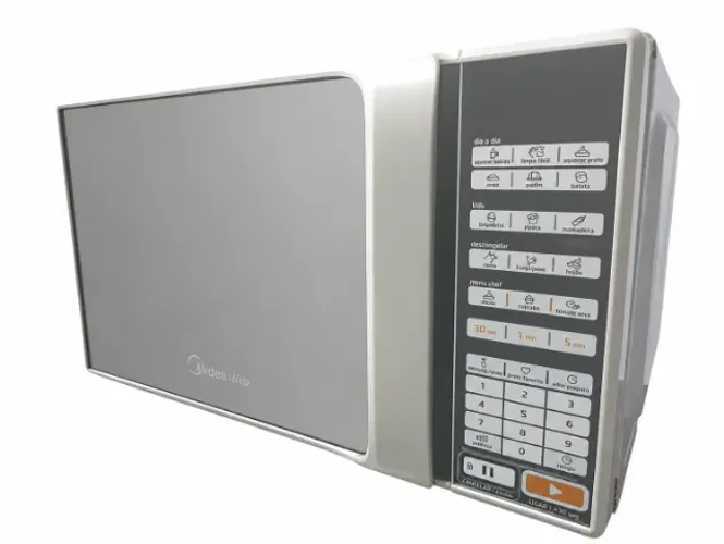 Micro-ondas Midea Liva Espelhado (Leia a Descrição - Para Conserto ou Retirada de Peças)