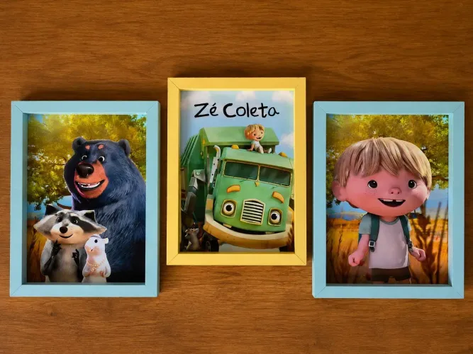 Kit decoração Zé Coleta - painel + papelaria personalizada