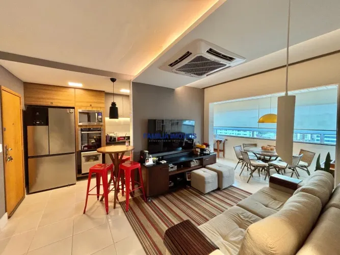 Apartamento venda 2 quartos suíte varanda gourmet Macuco Santos/SP