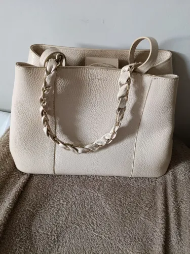 Bolsa em Couro Arezzo pouco uso Tam médio 