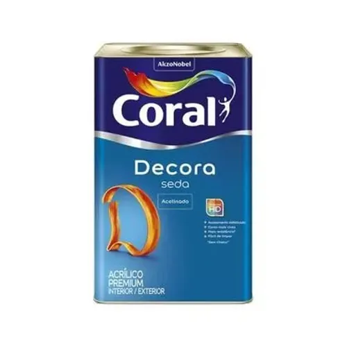 Tinta Coral Acrílico Premium Acetinada 18lts