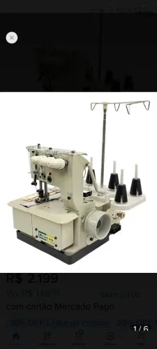 Galoneira Semi Industrial 3 Agulhas Bc2600 Bracob