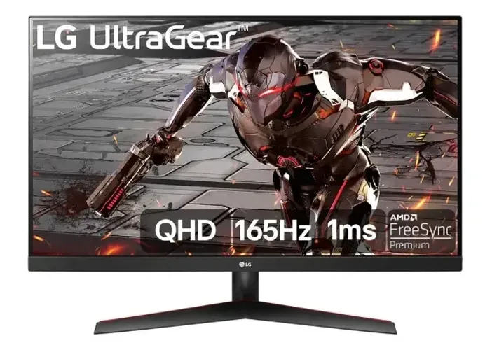 Monitor Gamer LG UltraGear 32", 2K QHD, 165Hz 1ms, VA, FreeSync Premium, G-Sync, 32GN600-B