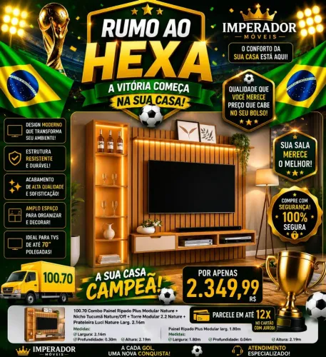 Painel Ripado Plus com Nicho