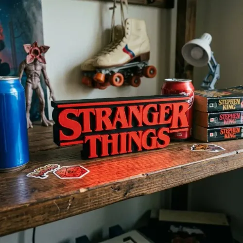 Placa Decorativa Stranger Things Série TV
