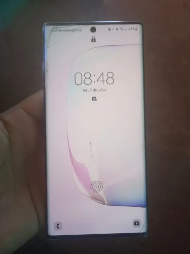 Só vendo galaxy note 10+ Plus 256 giga 12 de RAM leves tricô imei limpo tudo ok de uso