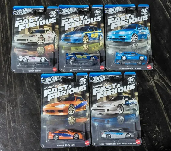Hot Wheels velozes e furiosos graphic remix set
