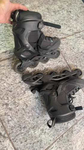 Patins Inline Fit 100 Oxelo Preto Unissex