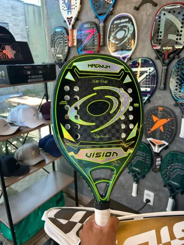RAQUETE DE BEACH TENNIS VISION MAGNUM 2025 SEMINOVA