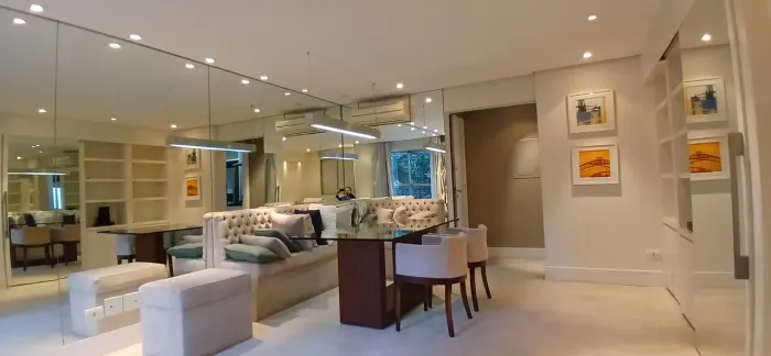 Lindo apartamento mobiliado, 85 metros quadrados com 2 quartos em Vila Olímpia - São Paulo
