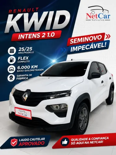 Renault Kwid Intense 1.0 Flex 12V 5P Mec. 2025