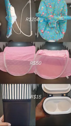 Cadeira chiqueirinho trocador e outros