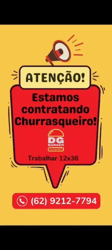 Vaga de serviço churrasqueiro