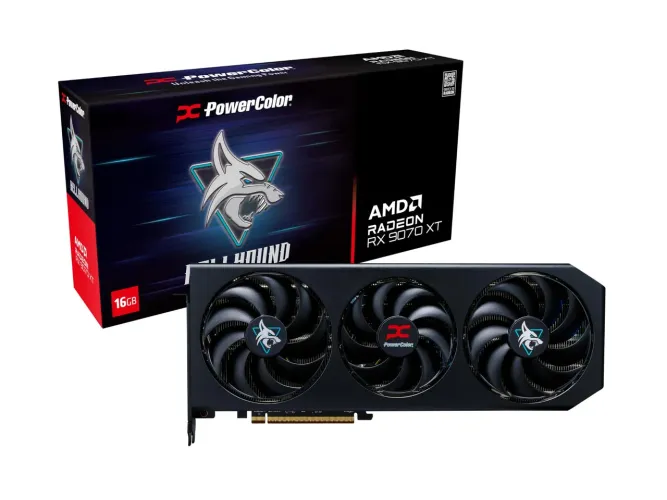 RX 9070 XT PowerColor Hellhound 16GB + Garantia