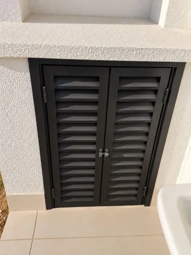 Portas de Alumínio para Casa de gás